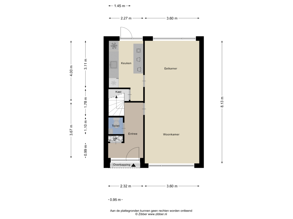 Bekijk plattegrond van Begane Grond van Willem Lodewijkstraat 16