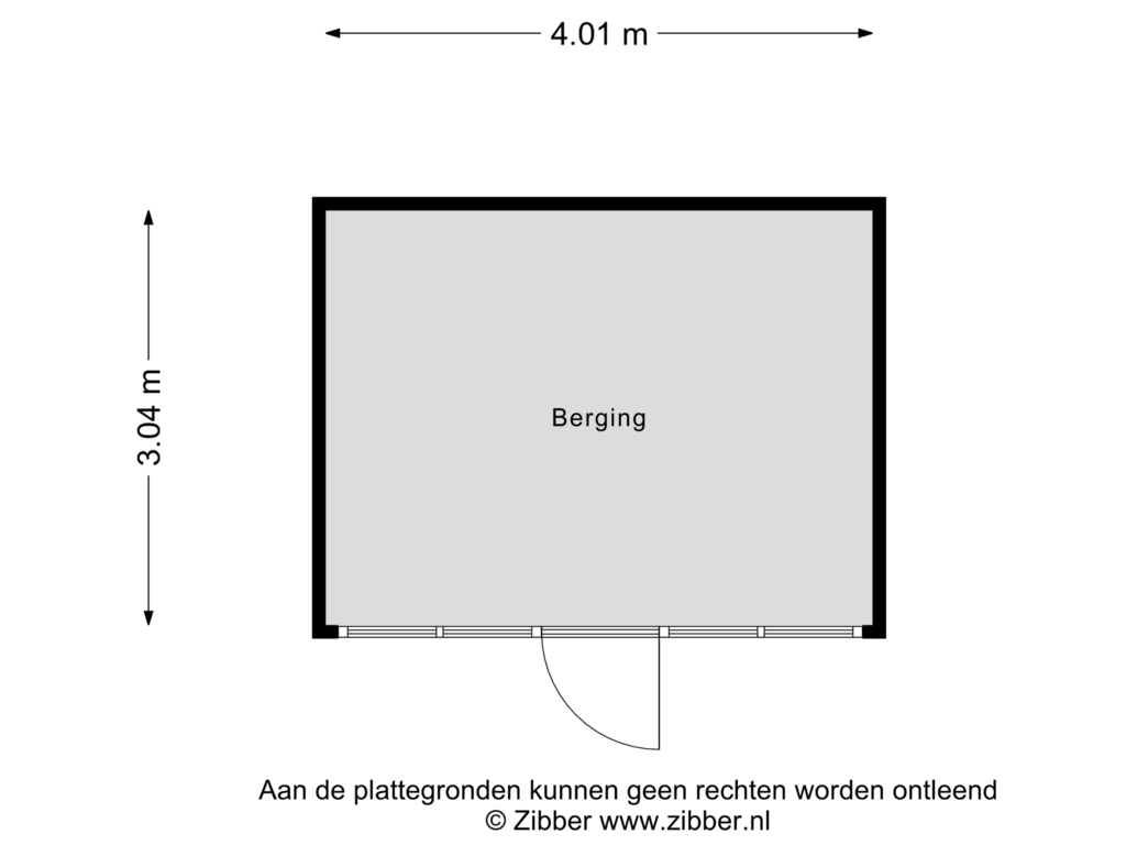 Bekijk plattegrond van Berging van Willem Lodewijkstraat 16