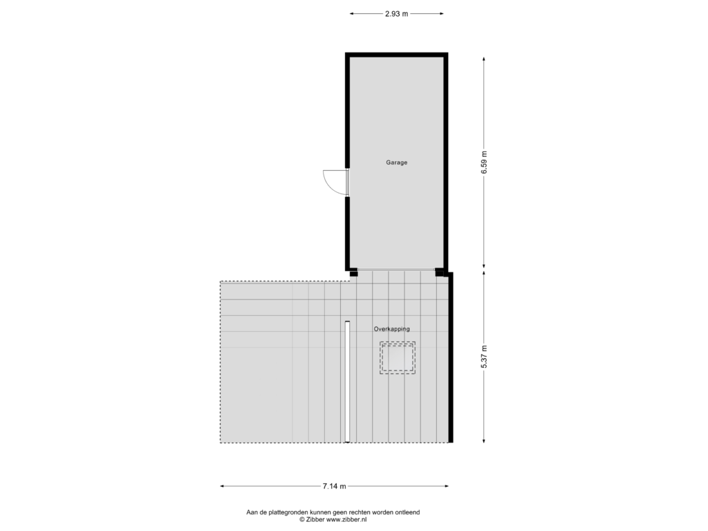 Bekijk plattegrond van Garage van Bornkamp 32