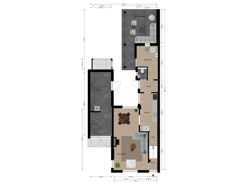 Bekijk plattegrond van Begane Grond van Konijnenbergstraat 24