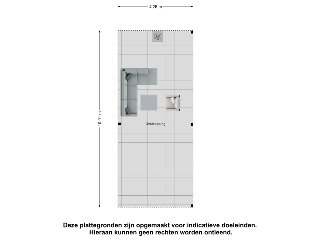 Bekijk plattegrond van Overkapping van Planetenlaan 20