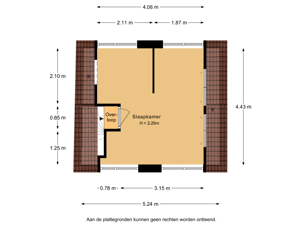 Bekijk plattegrond van 2e Verdieping van Ozingastraat 67