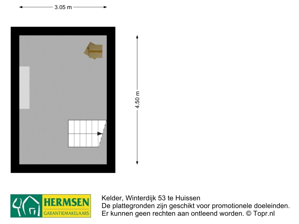 Bekijk plattegrond van Kelder van Winterdijk 53