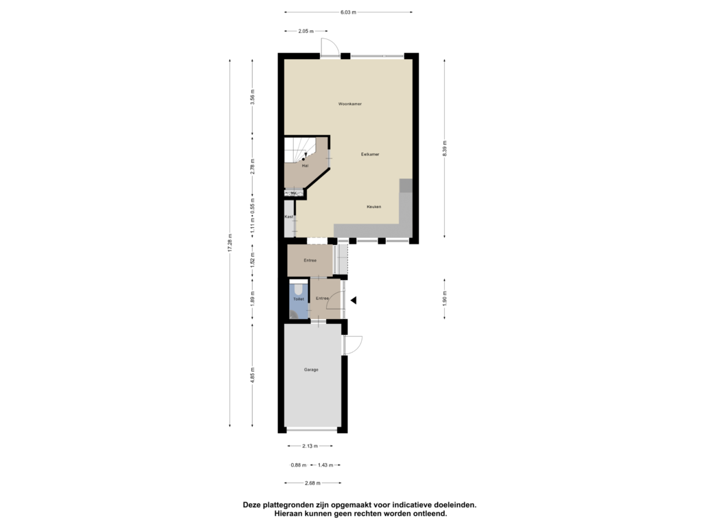 Bekijk plattegrond van Begane Grond van Zanderhof 34