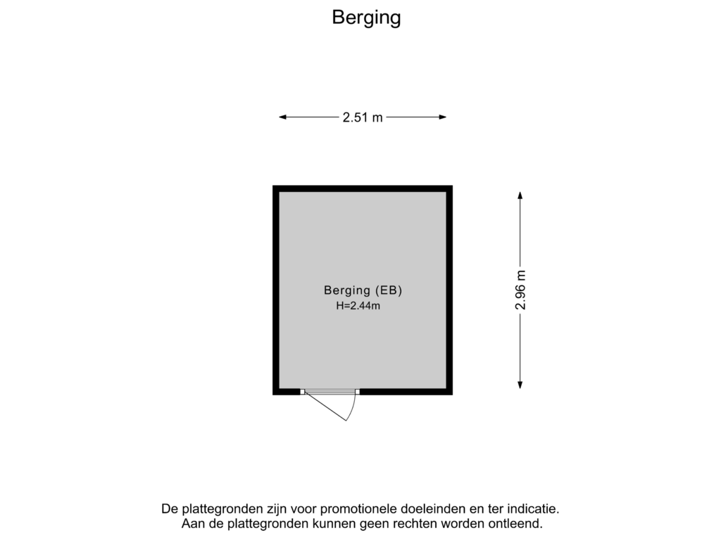 Bekijk plattegrond van Berging van Colmarstraat 94