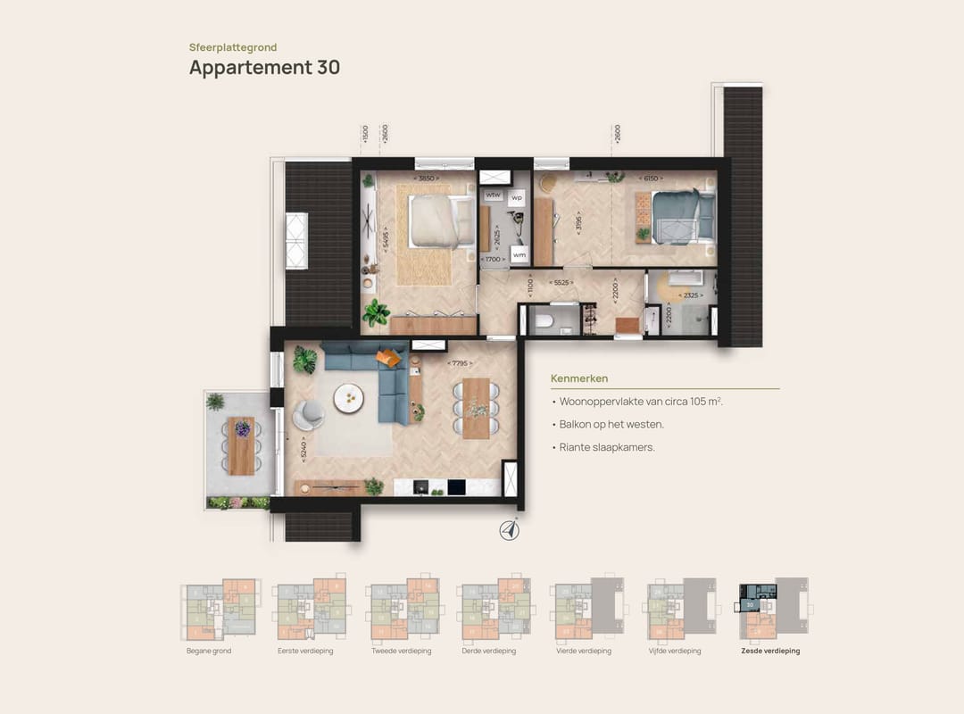 Foto 13 van Het Baken van Meerstad (Bouwnr. 28)