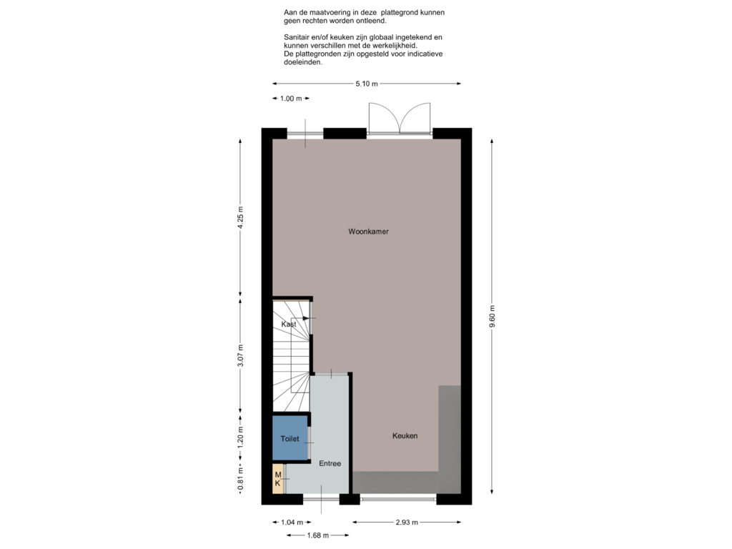 View floorplan of Begane grond of Molenplein 17