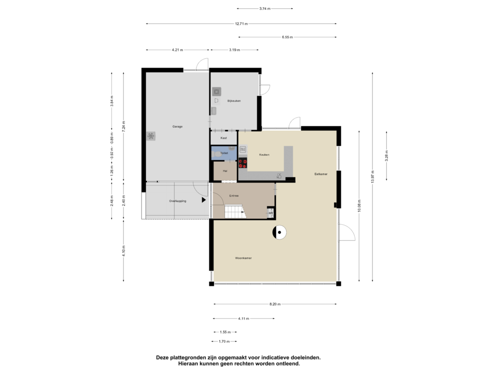 View floorplan of Begane Grond of Peter van Anrooystraat 2