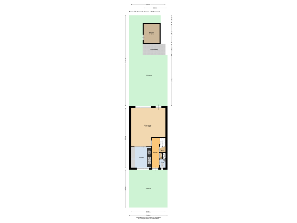 Bekijk plattegrond van Situatie van Melkweg 22