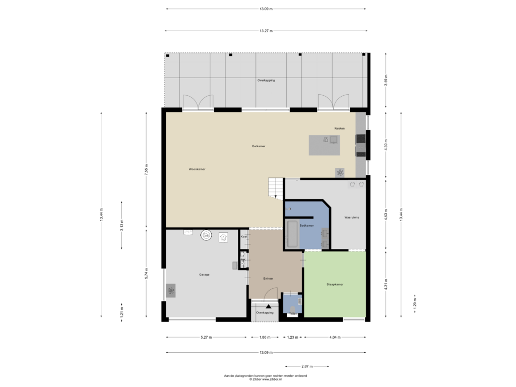 Bekijk plattegrond van Begane Grond van Maastrichterweg 13