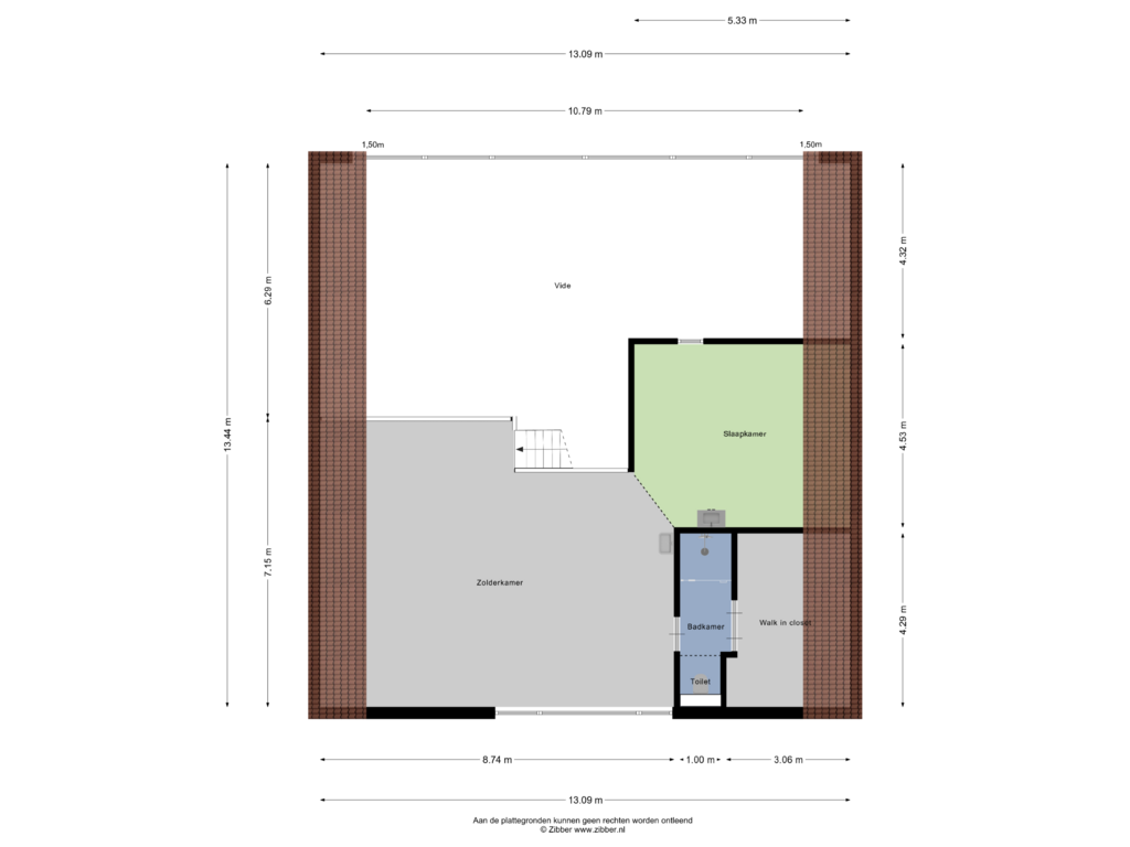 Bekijk plattegrond van Eerste Verdieping van Maastrichterweg 13