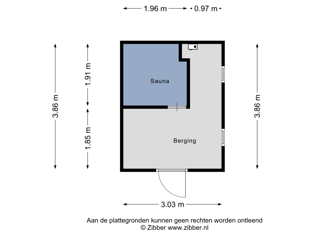 Bekijk plattegrond van Berging van Maastrichterweg 13