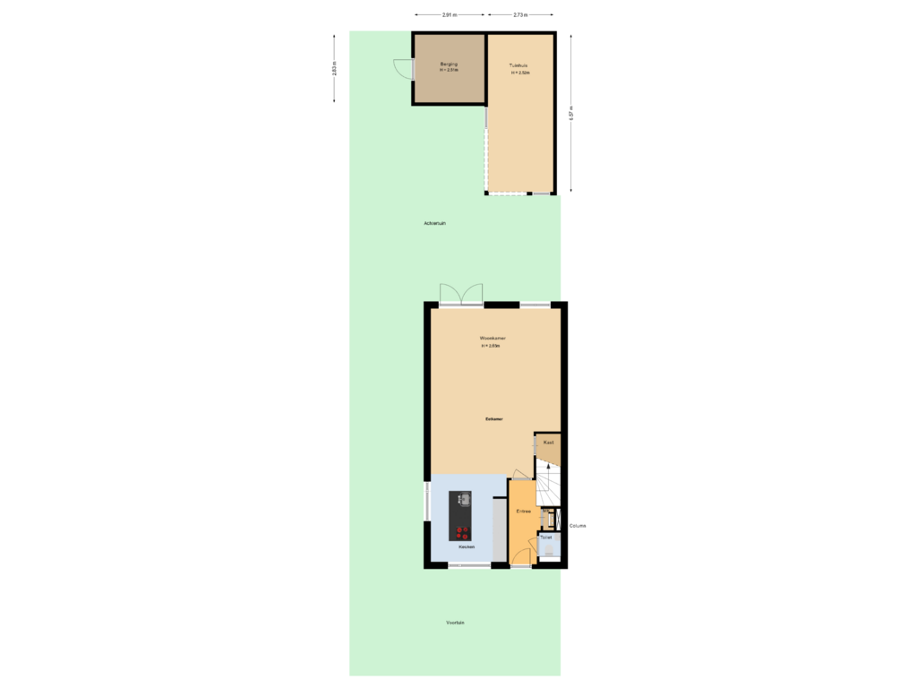 Bekijk plattegrond van Situatie van Elementen 1