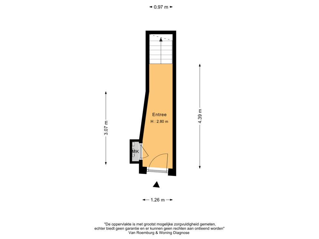 View floorplan of Begane grond of Grote Houtstraat 117-A