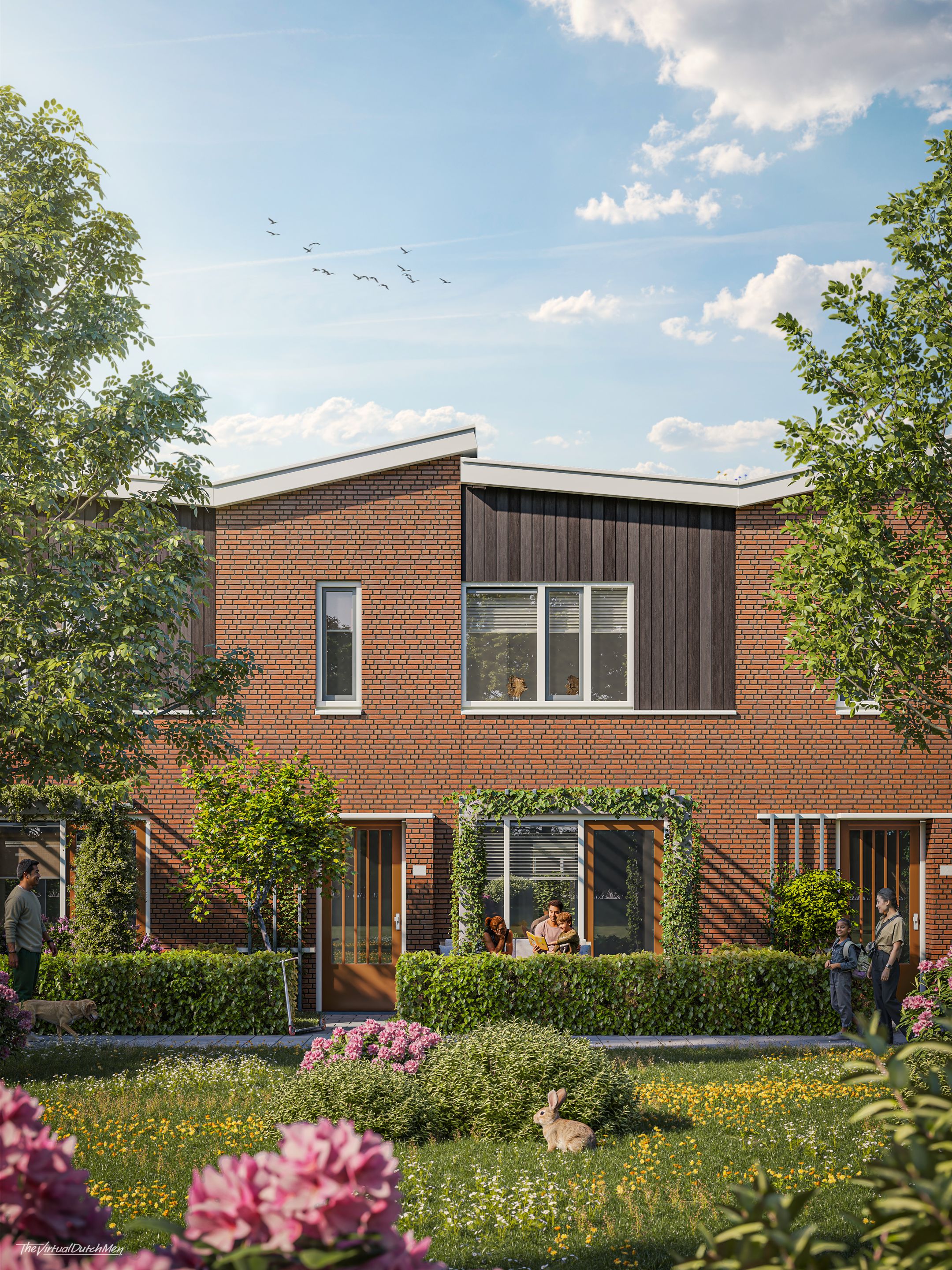 Polder tussenwoning (Bouwnr. 96), Dronten, 8252, Flevoland, Nederland