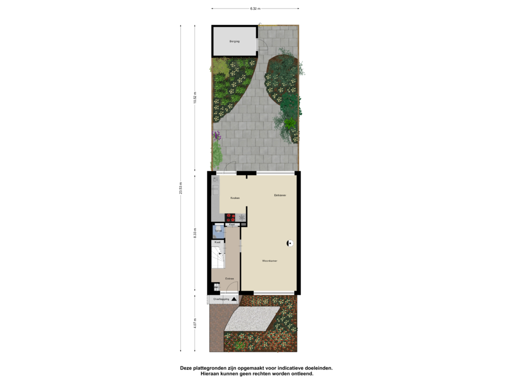 Bekijk plattegrond van Begane Grond_Tuin van Omloop West 22