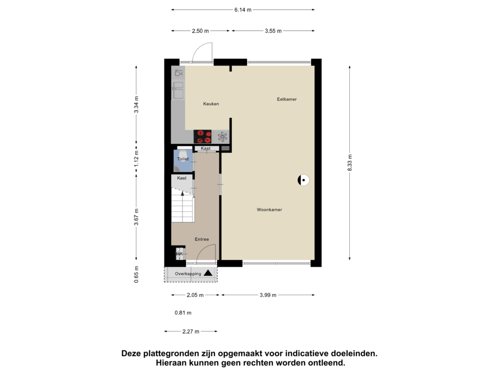 Bekijk plattegrond van Begane Grond van Omloop West 22