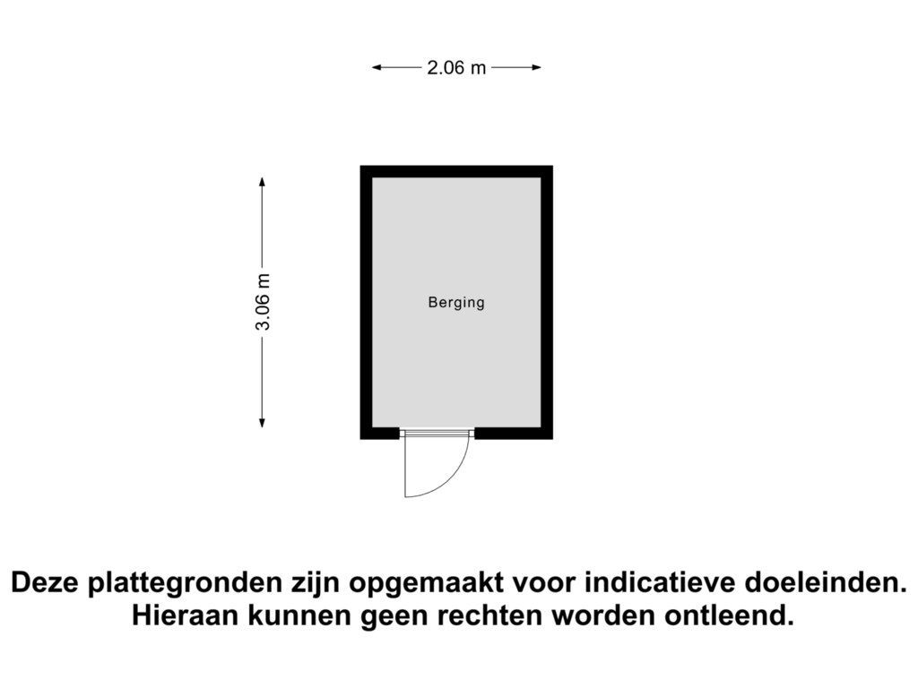 Bekijk plattegrond van Berging van Omloop West 22