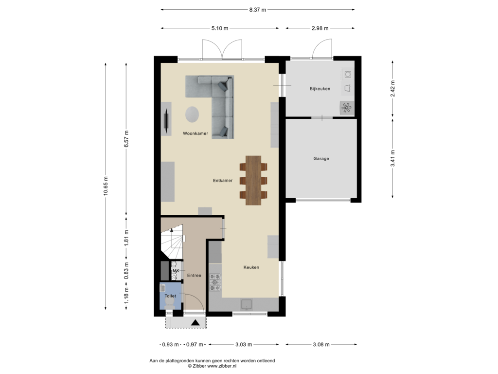 Bekijk plattegrond van Begane grond van Tarwehullen 94