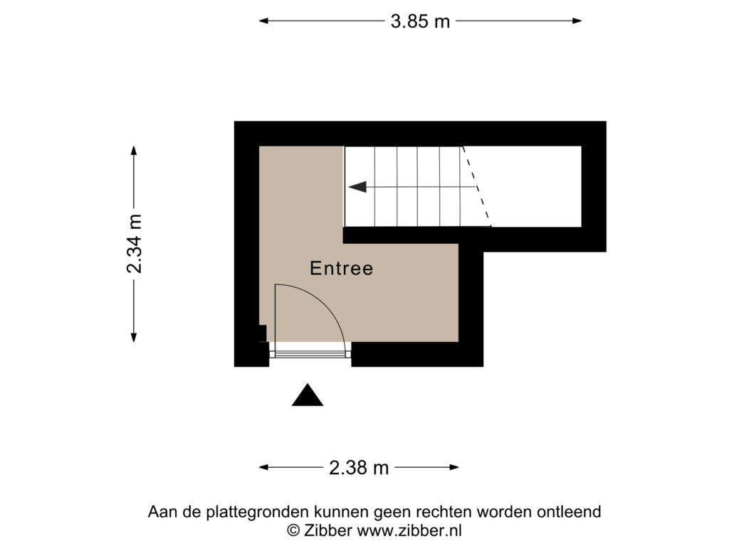 View floorplan of Entree of Burg. van Grunsvenplein 55