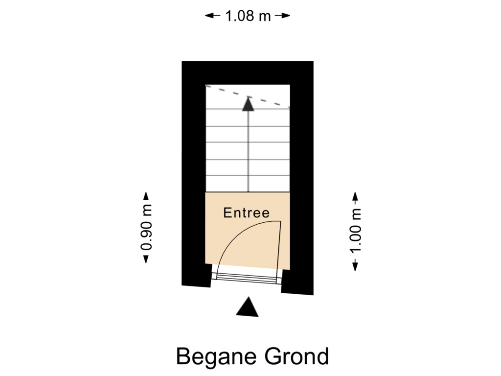 Bekijk plattegrond van Begane Grond van Saftlevenstraat 11-A