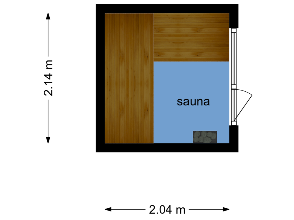 Bekijk plattegrond van Sauna van Liduinalaan 12