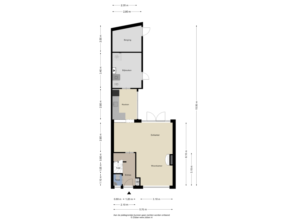 Bekijk plattegrond van Begane Grond van Rederijkersstraat 22