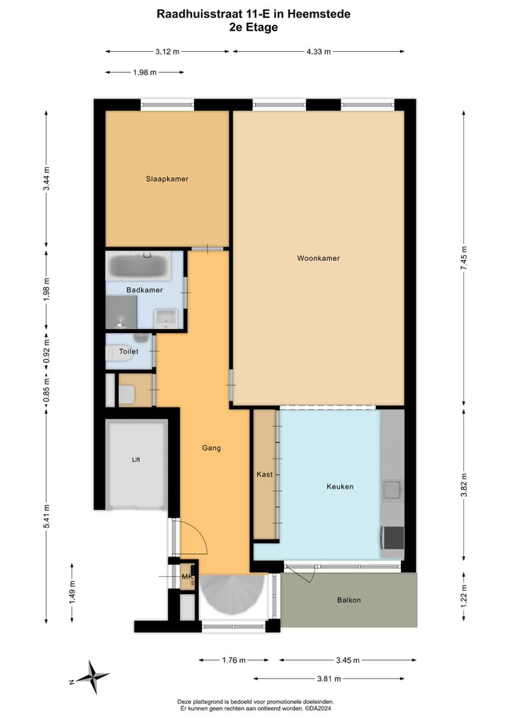 Foto 34 van Raadhuisstraat 11-E