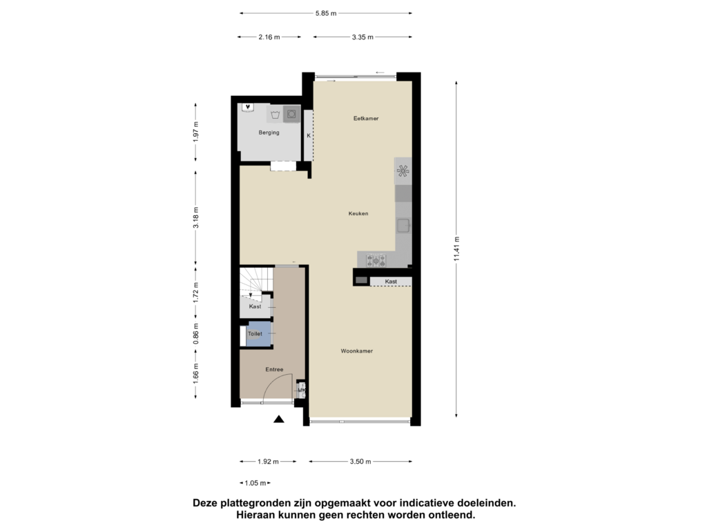 View floorplan of Begane Grond of Peyserhof 21