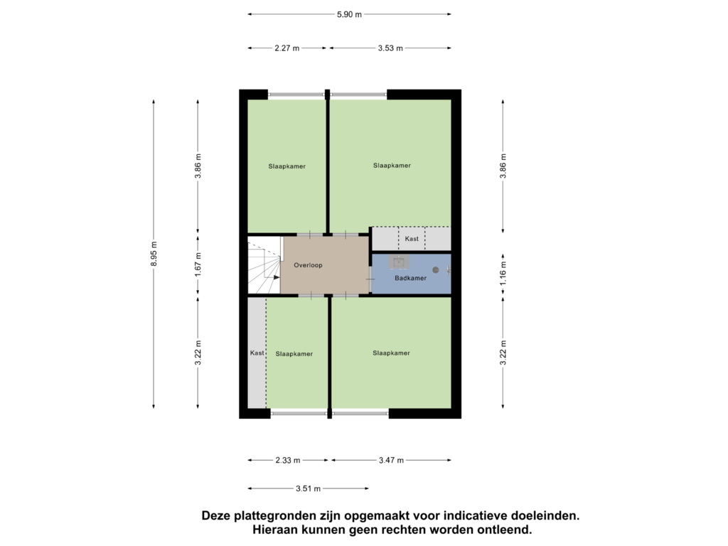 View floorplan of Eerste Verdieping of Peyserhof 21