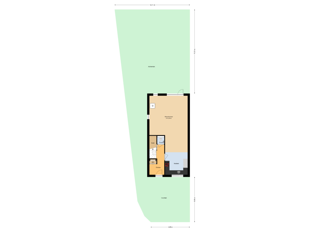 Bekijk plattegrond van Situatie van Joeswerd 39