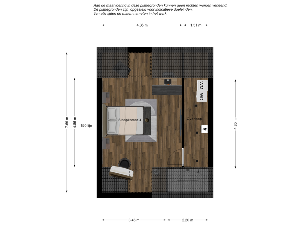 Bekijk plattegrond van 2e verdieping  3D van Gerbera 21