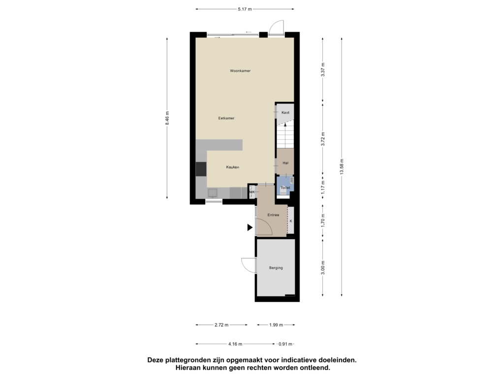 Bekijk plattegrond van Begane Grond van Meeuwenveld 84