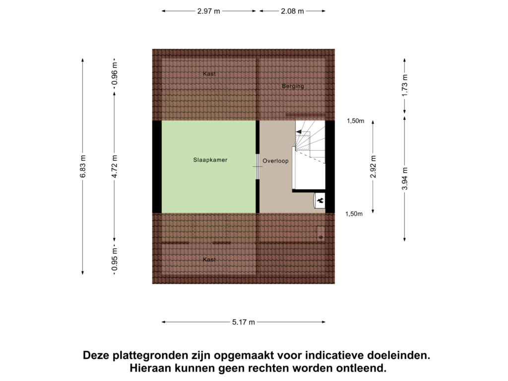 Bekijk plattegrond van Zolder van Meeuwenveld 84