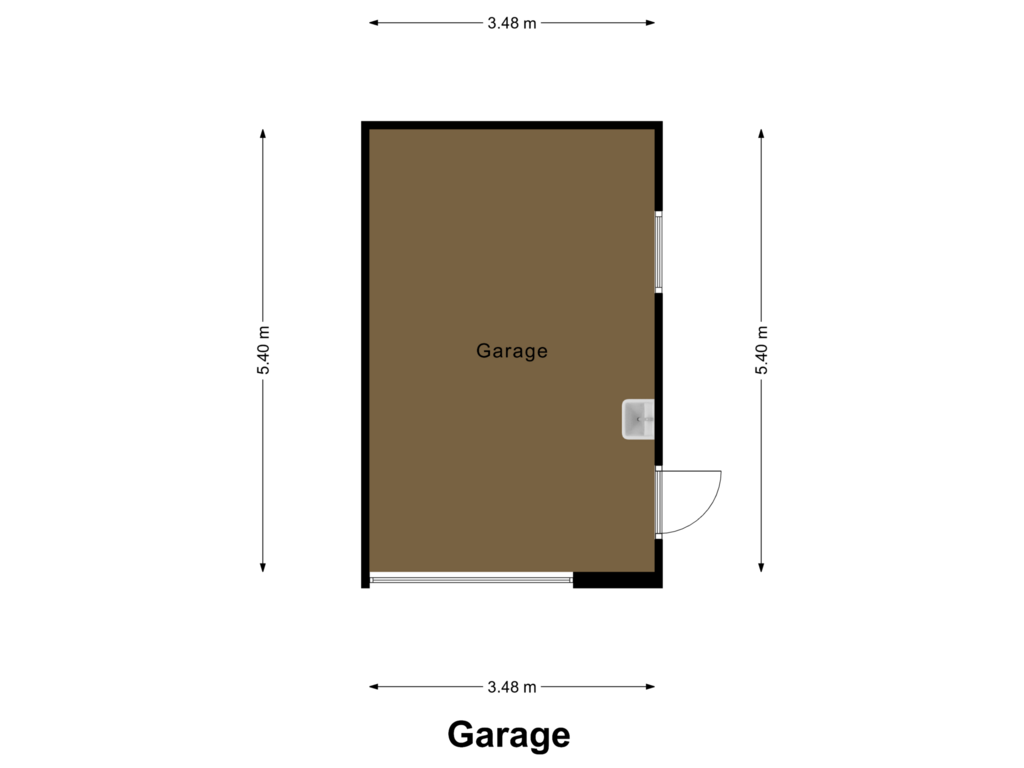 Bekijk plattegrond van Garage van Houtmolen 14