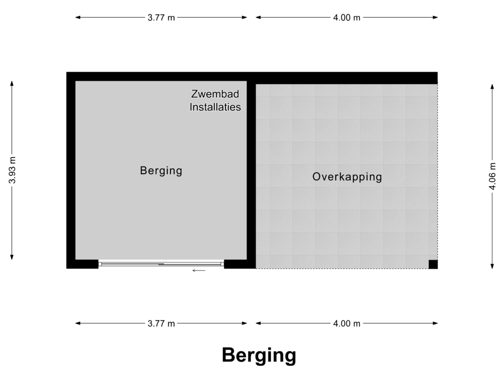 Bekijk plattegrond van Berging van Paulsstraat 5