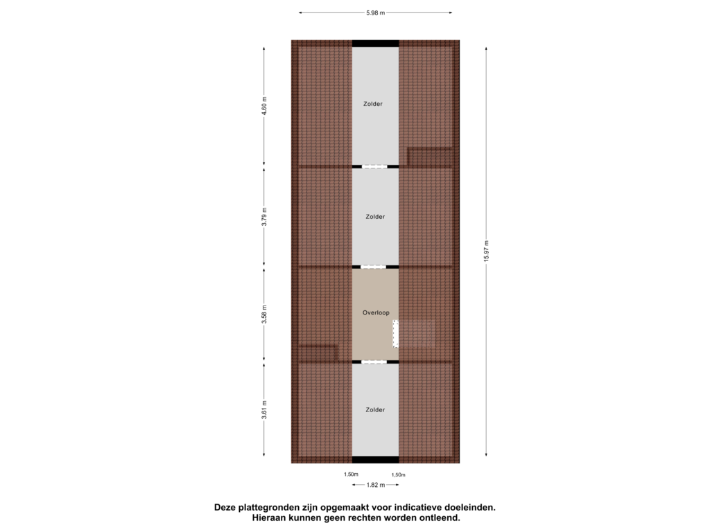 Bekijk plattegrond van Zolder van Zevenbergseweg 10