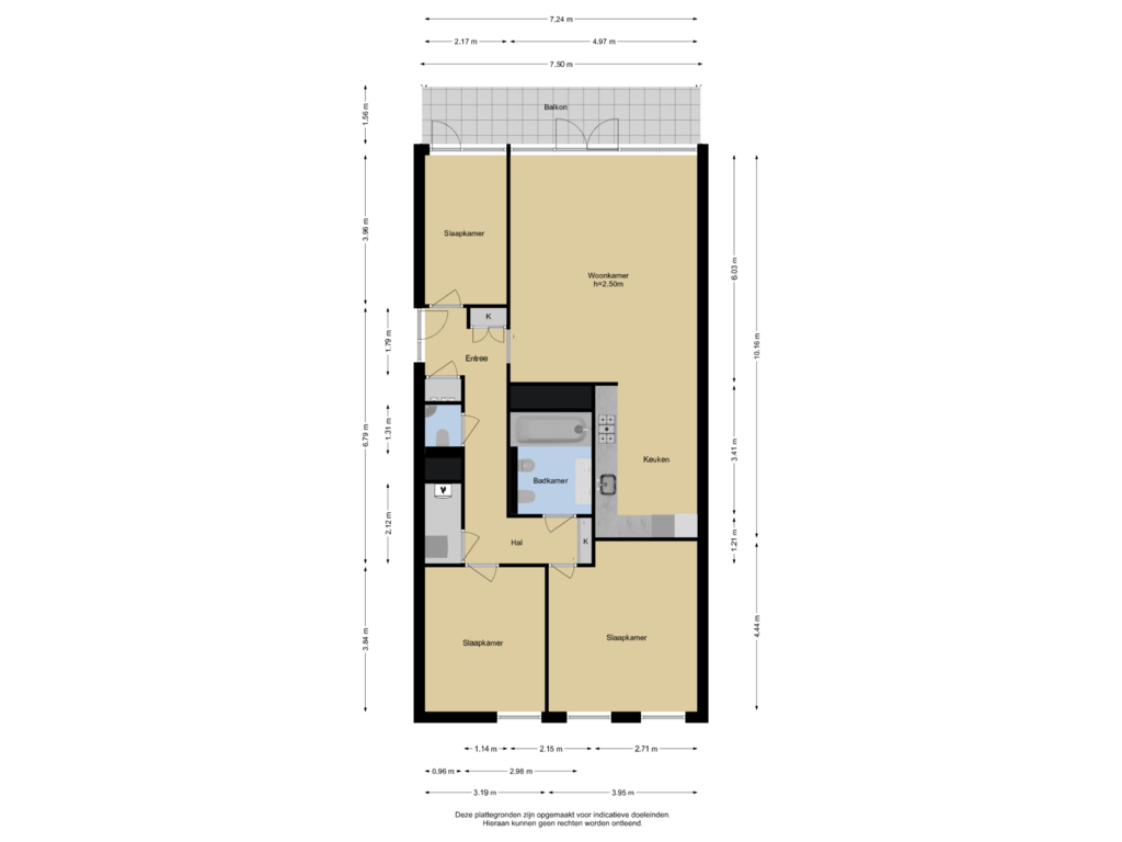 Bekijk plattegrond van Verdieping 1 van Cornelis de Wittlaan 520