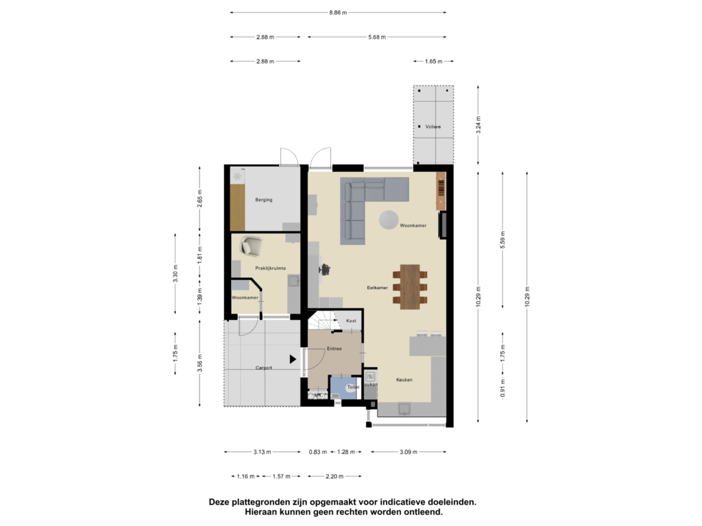 Bekijk plattegrond van Begane Grond van Oude Barneveldseweg 14