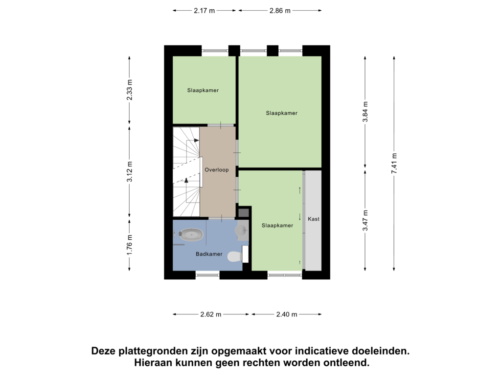 Bekijk plattegrond van Eerste Verdieping van Meteriks veld 46