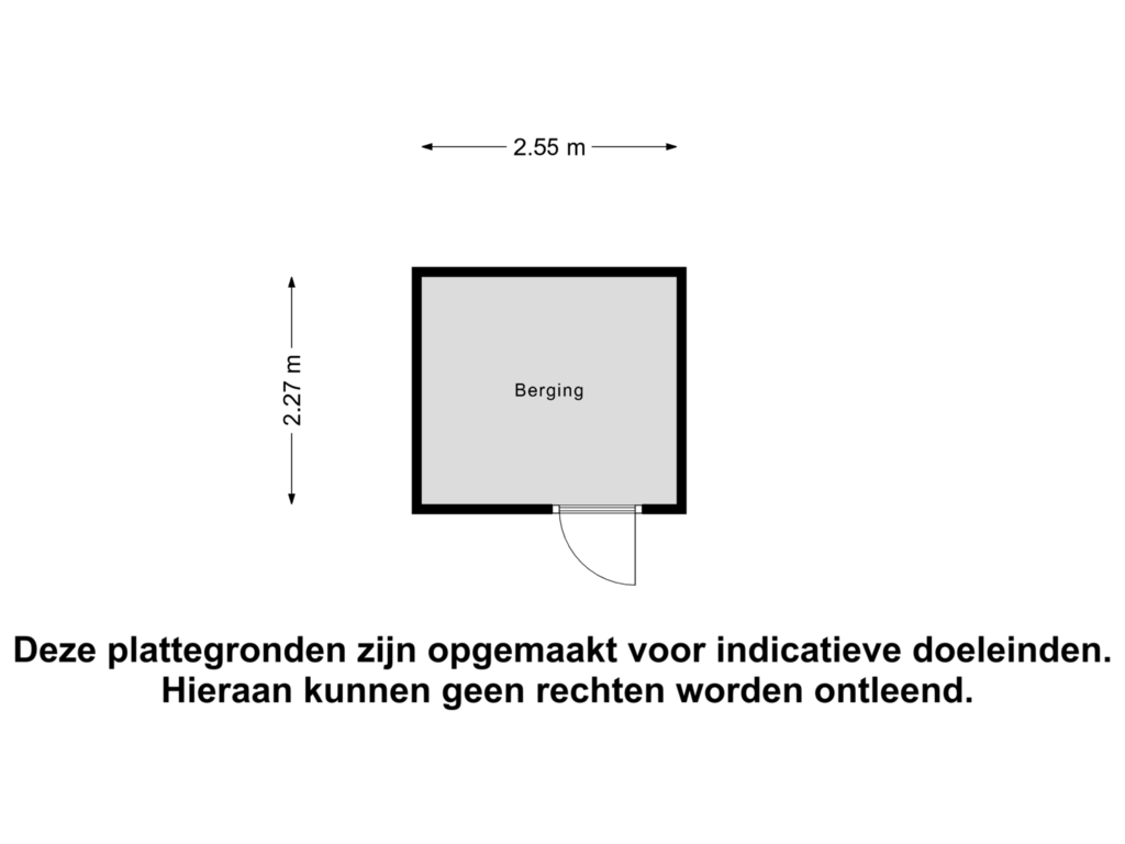 Bekijk plattegrond van Berging van Meteriks veld 46