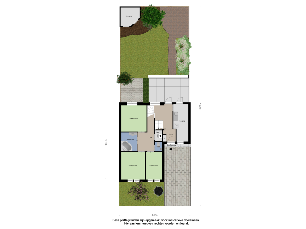 View floorplan of Begane Grond_Tuin of Buizerd 140