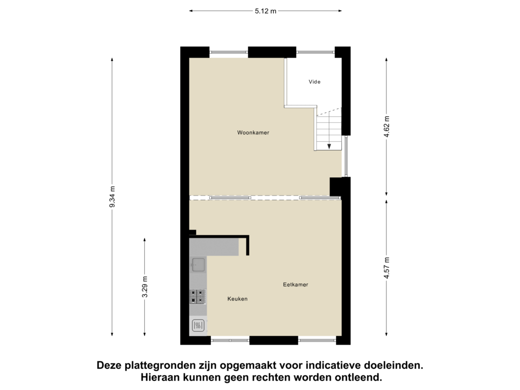 View floorplan of Eerste Verdieping of Buizerd 140