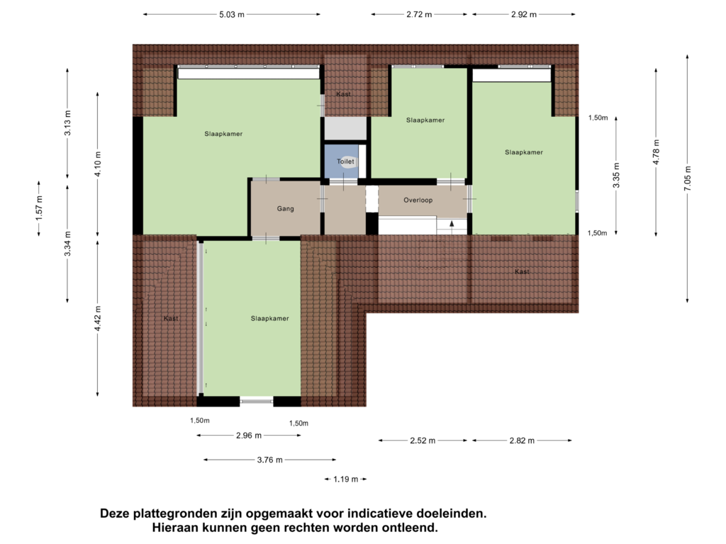 Bekijk plattegrond van Eerste Verdieping van Graaf Jansdijk 80