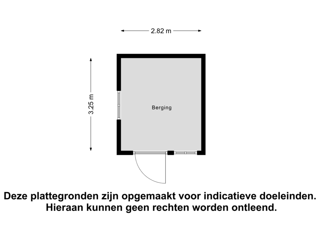 Bekijk plattegrond van Berging van Graaf Jansdijk 80