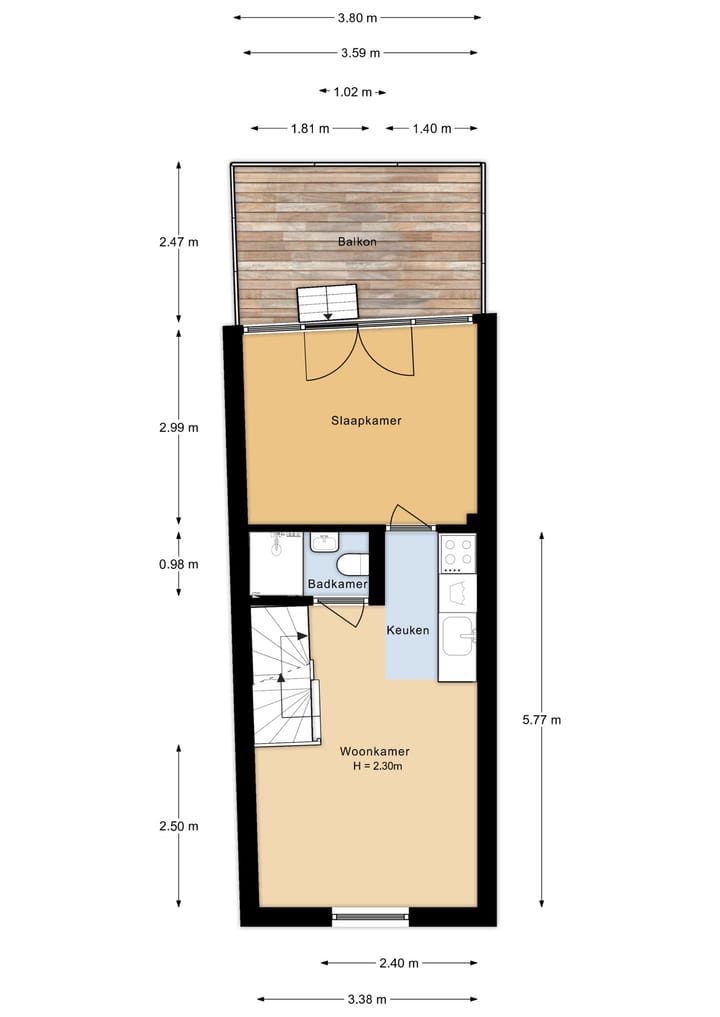 Foto 30 van 1e Spechtstraat 1-G