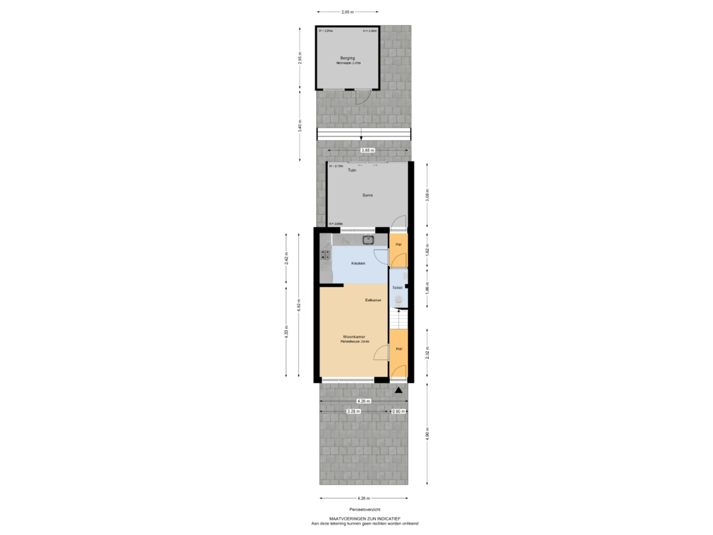 Bekijk plattegrond van Perceeloverzicht van Vincent van Goghstraat 36