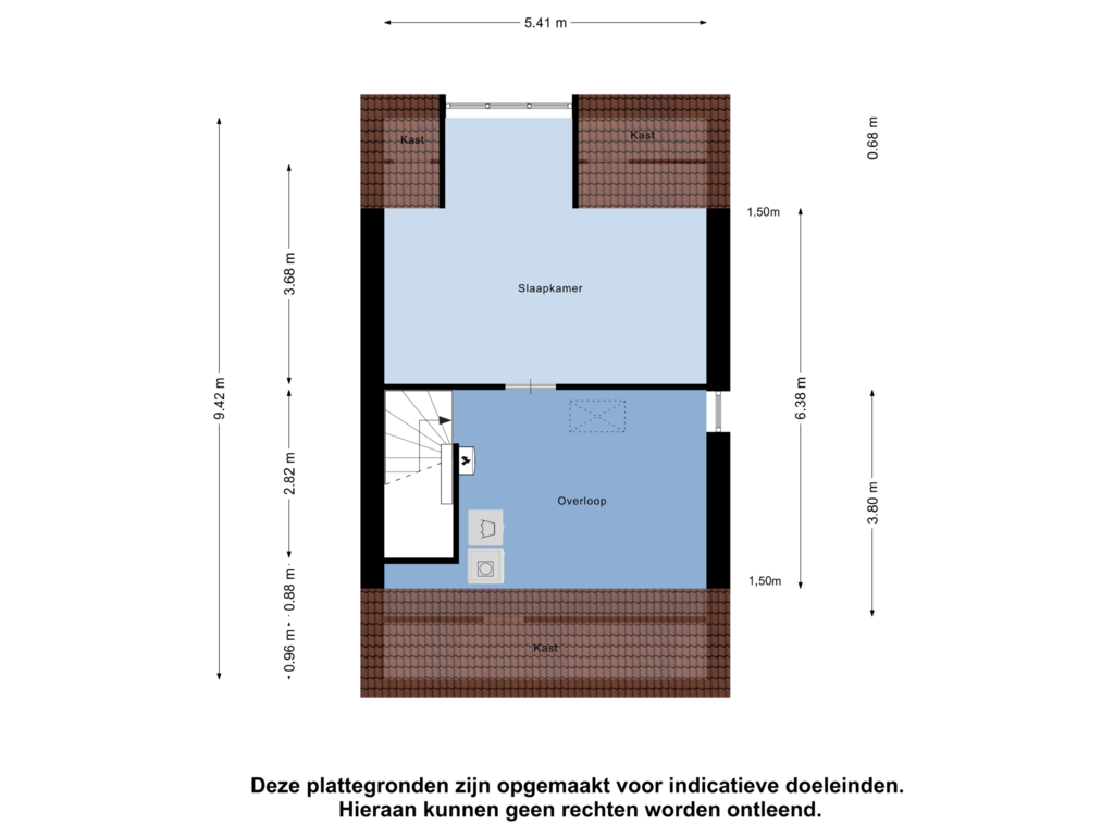 Bekijk plattegrond van Tweede Verdieping van Catharinapolder 6