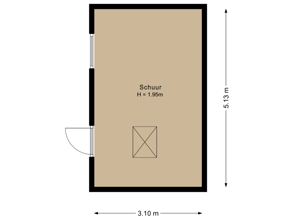 Bekijk plattegrond van Schuur van Dijkweg 47