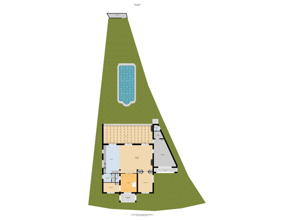 View floorplan of Begane grond  overzicht of Muldershofweg 9